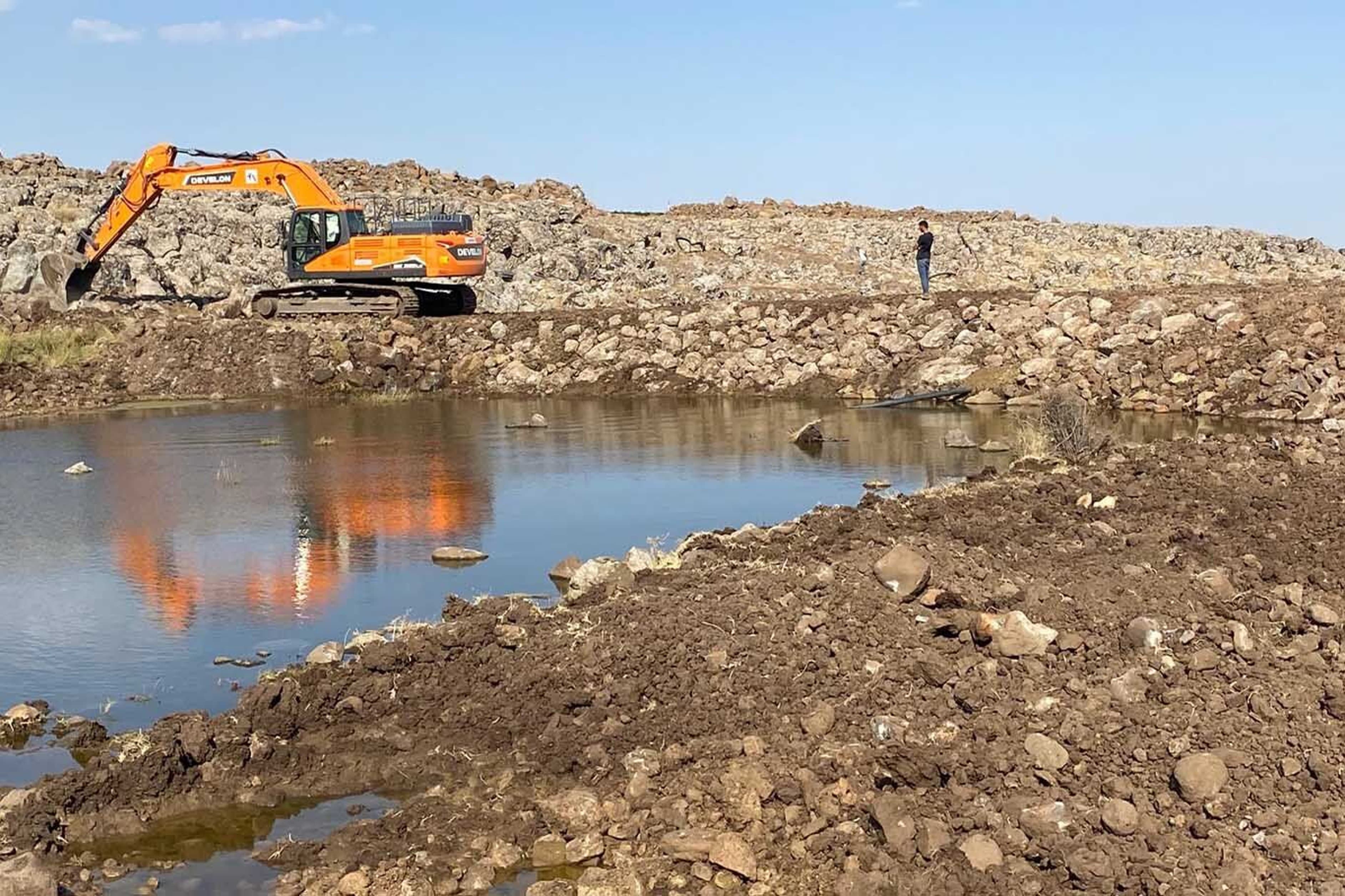 Diyarbakır İli Çınar İlçesinde Ovabağ Gölet Yapısı İnşaatı — görsel 1