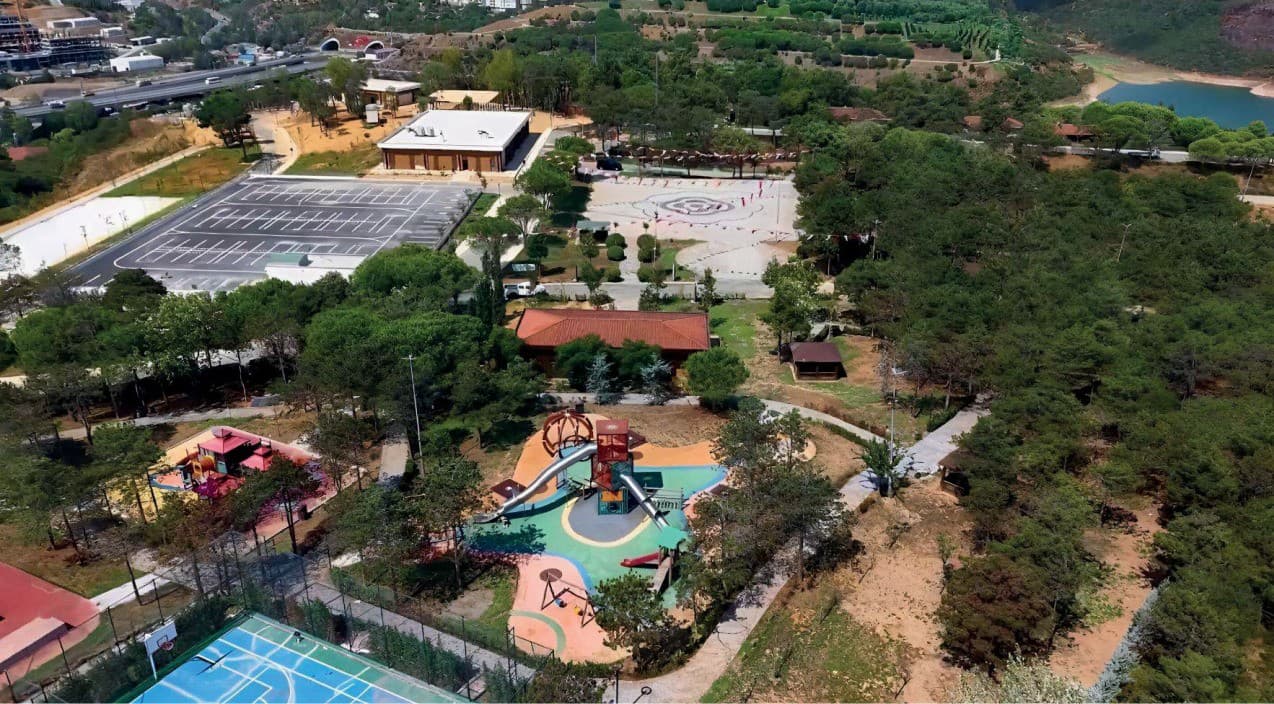 İstanbul Eyüp İlçesinde Milli Bahçe ve Sosyal Tesislerin İnşası, Altyapı ve Çevre Düzenleme Çalışmaları